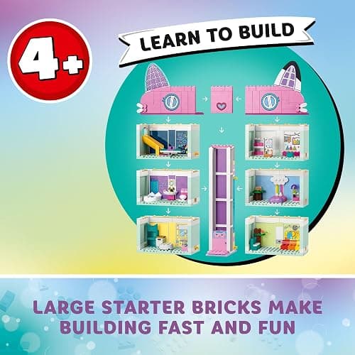LEGO Gabby's Dollhouse Building Toy - Pretend Play Toy Figures & Playsets for Girls & Boys, Ages 4+ Years - Gift for Christmas - 8 Room Dollhouse W/ 4 Minifigures - 10788 thumbnail 5