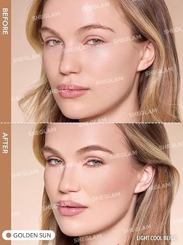 SHEGLAM Sun Sculpt Cool Toned Liquid Contour Stick Long Lasting Cream Matte Bronzer Makeup - 05 Golden Sun thumbnail 3