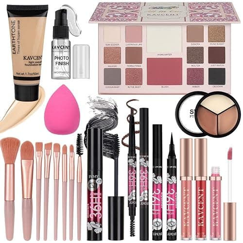Makeup Set for Teens Makeup Kit for Women full Kit Foundation Eyeshadow Teenagers Makeup Gift Set for Teen Girls Women Christmas Makeup Kits for Teen 14-16 - Image 1