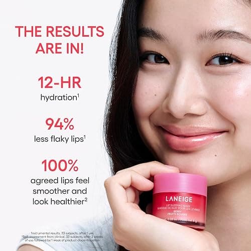 LANEIGE Lip Sleeping Mask: Hydrating & Nourishing Korean Overnight Lip Treatment Mask with Shea Butter, Vitamin C & Murumuru, Antioxidants for Flaky, Dry Lips | Korean Skin Care thumbnail 7