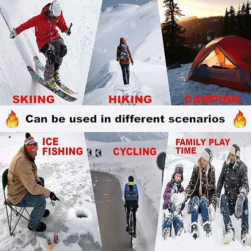 Rechargeable Electric Heated Socks Winter Heating Socks, 4000mAh Battery Powered Cold Weather Heat Socks for Sports Outdoor Hunting Skiing Riding Fishing thumbnail 6