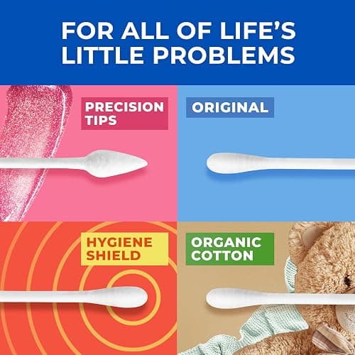 Q-tips Cotton Swabs, 500 Count (Pack of 2) thumbnail 10