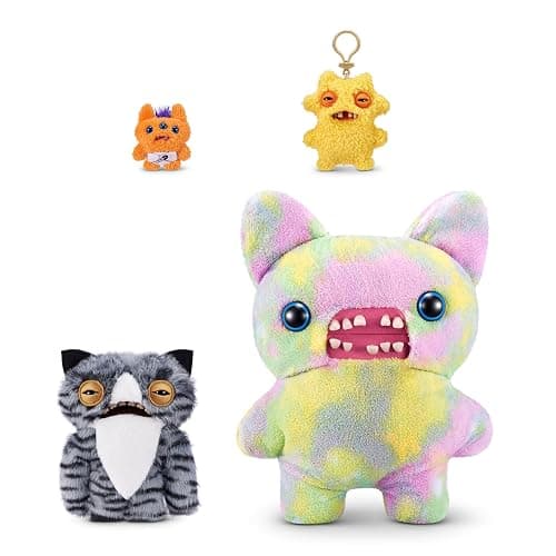 Fuggler Alley Cats 9-Inch Plush Toy (Wide Eyed Cat) by ZURU – Funny Ugly Monster Stuffed Animal with Human-Like Teeth, Collectible Plush for Kids, Tweens, Teens, Adults & Cat-Loving Weirdos thumbnail 9