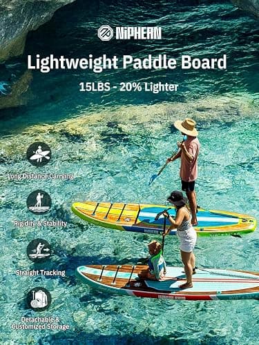 Niphean Inflatable Stand Up Paddle Board with SUP Accessories, Anti-Slip EVA Deck, 10’6’’ Inflatable Paddle Boards for Adults & Youth of All Skill Levels thumbnail 2