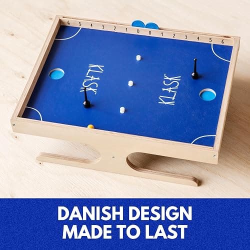 KLASK: The Magnetic Award-Winning Party Game of Skill - for Kids and Adults of All Ages That’s Half Foosball, Half Air Hockey thumbnail 2
