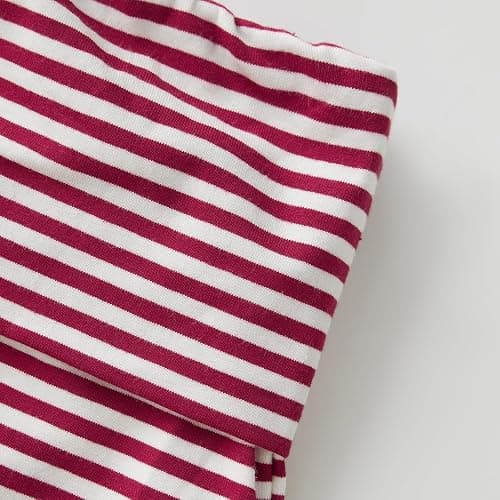 Women Fashion Striped 2 Piece Lounge Set Camisole Crop Top and Fold Over Shorts Pajama Sets Streetwear thumbnail 7