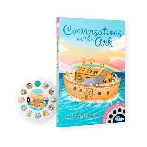Moonlite Storytime Disc, Bible Stories: Conversations on The Ark | Learning Gift for Kids Ages 1 Year & Up, Single Story Art Projection with Sound Effects & Music (Projector Sold Separately) - Image 1