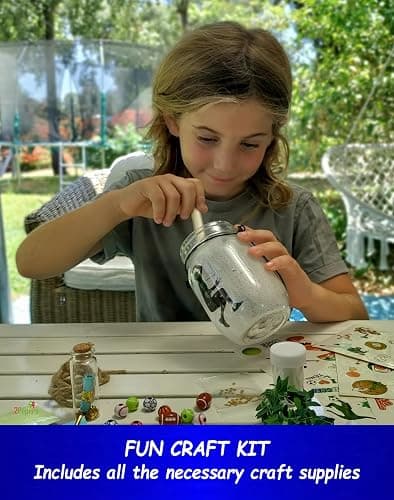 Make Your Own Sports Night Light Lantern Jar Arts & Crafts For Boys And Girls, Football, Soccer, Basketball, Tennis & Baseball Gifts For Kids, DIY Art Kit Age 4 5 6 7 8-12, Best Kids Birthday Present thumbnail 4