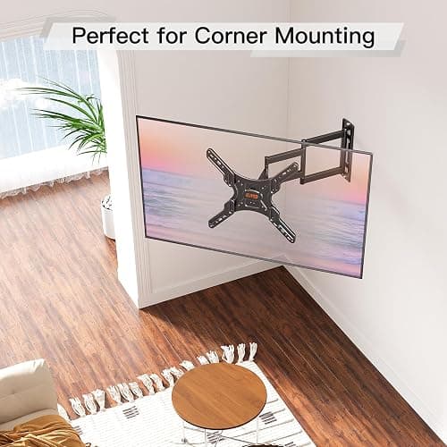 ELIVED Long Arm TV Wall Mount for Most 26-65 Inch TVs, 37.4 Inch Long Extension TV Mount Swivel and Tilt, Max VESA 400x400mm, Full Motion Wall Mount tv Bracket Holds up to 77 lbs. thumbnail 8