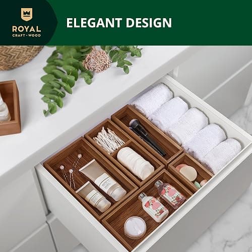 ROYAL CRAFT WOOD Premium Carbonized Bamboo Sticky Note Holder – Elegant & Durable Post-It Note Dispenser for Office Desk Organization thumbnail 6