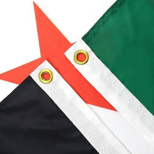 AZ FLAG - Free Syrian Army Flag - 3x5 Ft - 100D Polyester Army Of Syria Banner with Two Metal Grommets - Fade Resistant - Vivid Colors - 3' x 5' Feet - 150x90 Cm thumbnail 2