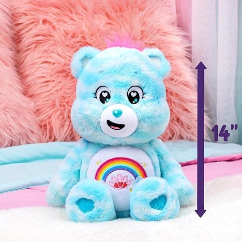 Care Bears - 14" Sweet Serenity Bear - Medium Size Plush, Sensory Toy, Emotional Support Plushie, Ages 4+ thumbnail 9