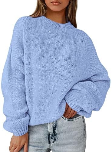PRETTYGARDEN Women's Fall Oversized Sweaters Dressy Casual Long Sleeve Chunky Knit Winter Pullover Tops 2026 Holiday Outfits - Image 1