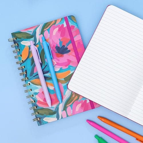 PAPERAGE Lined Spiral Journal Notebook, (Lavender), 160 Pages, Hardcover Journal for Women & Men, Medium 5.5 in x 8 in - 100 GSM, Thick Paper, Spiral Notebook for Work, School & Journaling thumbnail 7