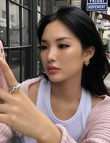 Trendy Gold Drop Earrings for Women - Elegant & Unique for all-day 14K Plated Non Tarnish & Hypoallergenic thumbnail 6