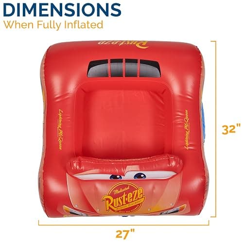 Swimways Disney Pixar Cars Inflatable Water Boat Vehicle, Inflatable Pool Floats and Kids Pool Toys, Cars Pool Party Supplies for Kids Aged 3 & Up thumbnail 3