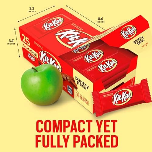 KIT KAT Milk Chocolate Wafer Snack Size, Candy Pantry Pack, 12.25 oz (25 Pieces) thumbnail 7