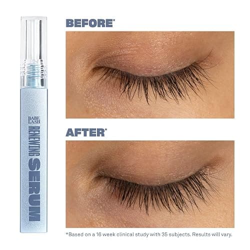 BABE ORIGINAL Renewing Lash Serum – Peptide-Infused Eyelash Serum for Fuller, Longer-Looking Natural Lashes, Lash Enhancing Treatment with Nourishing Botanicals, Vegan & Cruelty-Free Gentle Formula, 6mL thumbnail 3