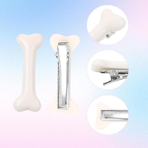 Vagocom 20Pcs Bone Hair Clips,Cosplay Costume Decorative Skeleton Hairpins for Goth Accessories Halloween Hair Accessories, Suitable for All Hair Type thumbnail 4
