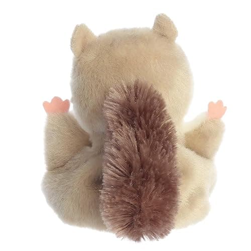 Aurora® Adorable Palm Pals™ Flaps Flying Squirrel™ Stuffed Animal - Fun Collectible Plush for Kids and Adult Collectors - Perfect for Decorating Rooms and Birthday Gifts - Brown 4.5 Inches thumbnail 6