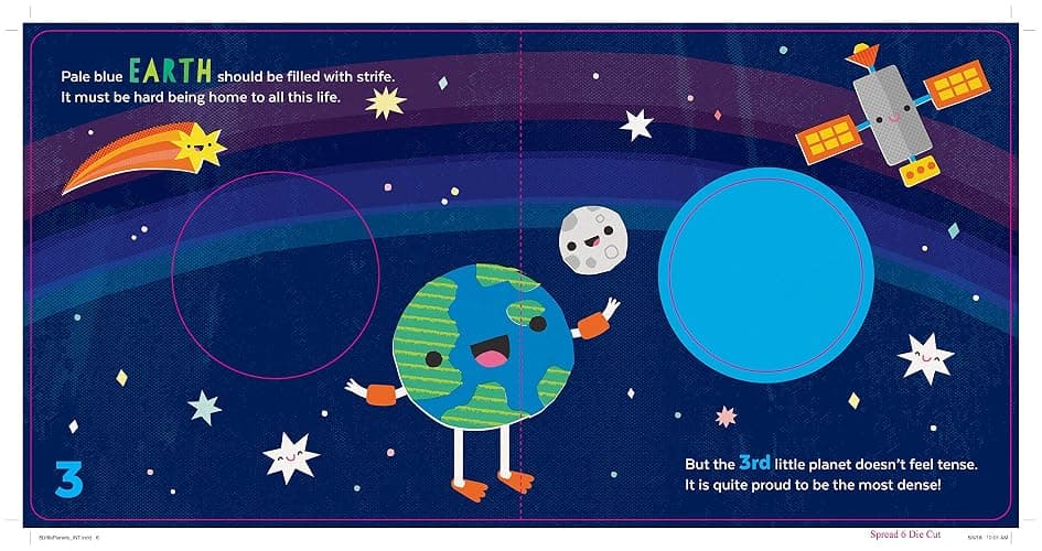 8 Little Planets: A Solar System Book for Kids with Unique Planet Cutouts thumbnail 9