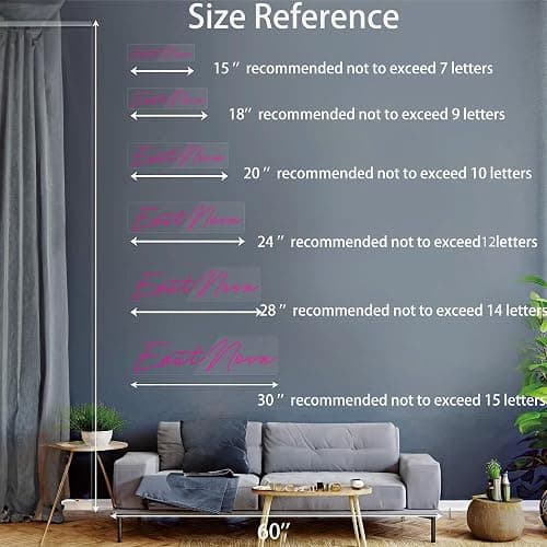 Lovewenying Custom Neon Signs, Neon Sign Customizable for Wall Decor, Personalized Neon Signs for Wedding, Neon Lights Signs for Family Birthday Bar Party Night Light, Company Logo Shop Name Business LED Signs thumbnail 5