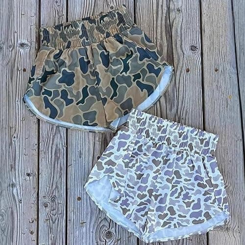 RICHTRUE Camo Boxer Shorts Women Cute Graphic Y2k Shorts Colorful Summer Bottoms 2025 Trendy thumbnail 2