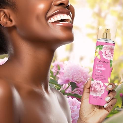 Bodycology Long-Lasting Fragrance Body Mist, Pink Vanilla Wish, 8 fl oz thumbnail 4