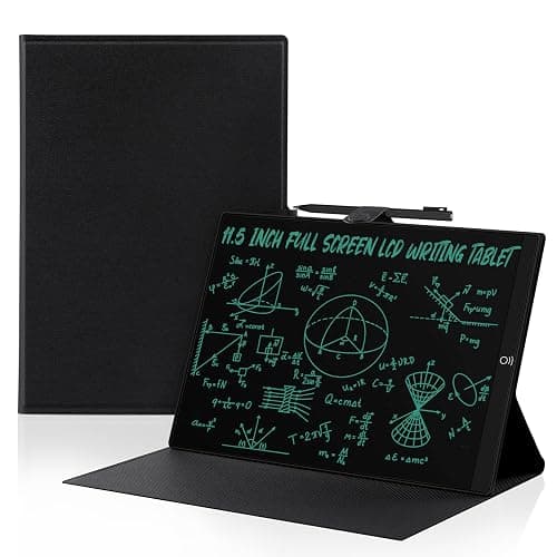 LCD Writing Tablet for Adults: 11.5 inch Full Screen Drawing Tablet Reusable Erasable Digital Notepad with Hall Switch and Tablet Case for Gift Birthday - Image 1