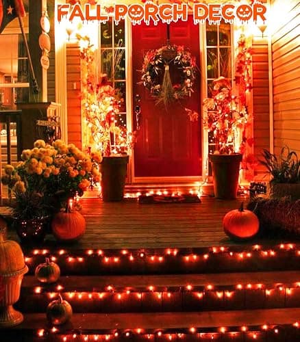 cshare Halloween Decoration Lights,Orange Fall Fairy Lights, 3M/9.8Ft 30 LED with Timer (6 Hours ON | 18 Hours Off) is Battery Operated for Autumn Halloween Door Window Party Room Christmas thumbnail 5