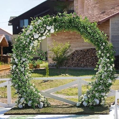 CEWOR 24 Pack 168ft Artificial Ivy Greenery Garland, Fake Vines Hanging Plants Backdrop for Room Bedroom Wall Decor, Green Leaves for Jungle Theme Party Wedding Decoration - A-24pcs of Vines thumbnail 7