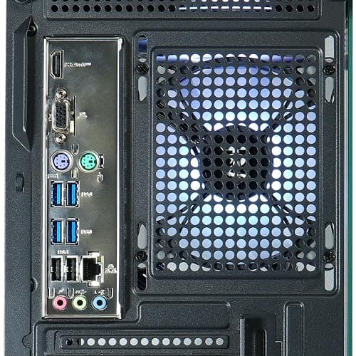 ViprTech Stryker 3.0 Gaming PC - AMD Ryzen 7 (4.1GHz Liquid Cooled), RTX 3060 12GB, 16GB DDR4 RAM, 1TB SSD, 700W PSU, WiFi BT, Win 11 Pro, RGB, Desktop Computer Prebuilt, Black thumbnail 9