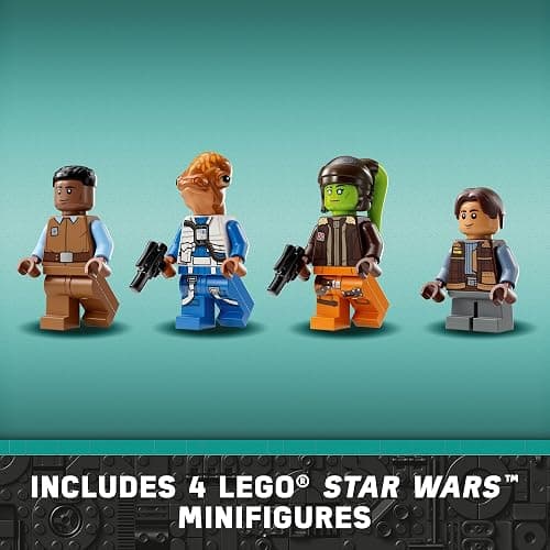 LEGO Star Wars Ahsoka Ghost and Phantom II Spaceship Toy - 75357 | Gifts for Birthdays, 4 Minifigures thumbnail 7