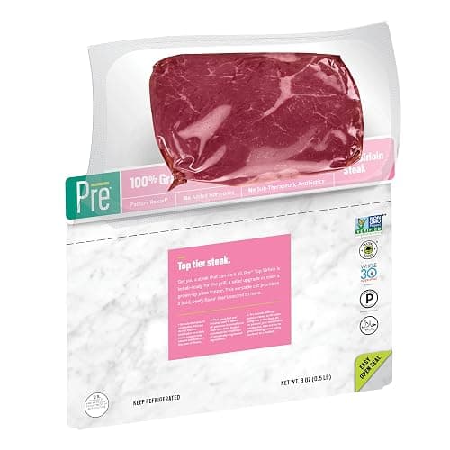 Pre, Beef Top Sirloin Steak, Grass-Fed, Pasture-Raised | 0.5 lbs. thumbnail 4