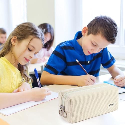 KALIDI Mäppchen Federmäppchen Mädchen Teenager Stiftetasche Stiftemappe Unisex Federtasche Pencil Case Schulmäppchen thumbnail 7