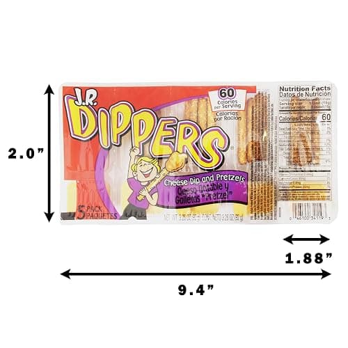 J.R. Dippers Cheese Dip & Pretzel Sticks Snacks (2 Packs) thumbnail 2