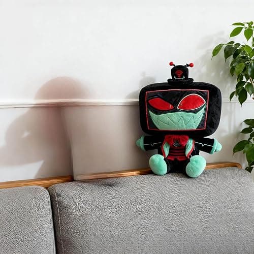 Hazbin Hotels Vox Plush Toy Cute Stuffed Animal Figure Doll Anime Cartoon Collectable Plushies Toy Throw Pillows for Fans Boys Girls thumbnail 2
