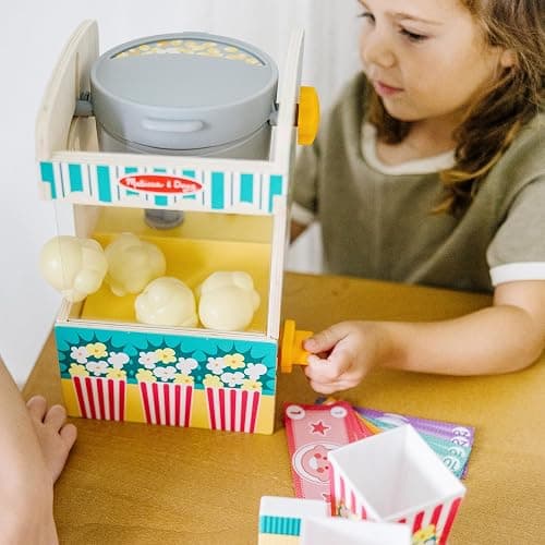 Melissa & Doug Fun at The Fair! Wooden Popcorn Popping Play Food Set - FSC Certified thumbnail 7