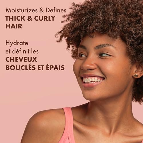SheaMoisture Frizz-Free Curl Mousse Coconut & Hibiscus Curly Styles, 222mL | Coconut oil, hibiscus, silk protein, neem oil, daily curl mousse that defines curls, adds volume, shine and frizz control thumbnail 5