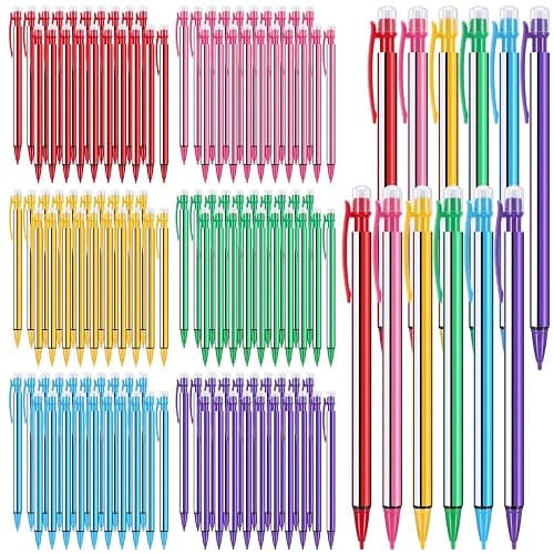 Watersay 100 Pieces Mechanical Pencils 0.7 mm with Eraser Bulk Pastel Art Pencils for Kid Back to School Supplies Student Artist Writing Drawing Sketching - Image 1
