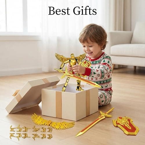 Pthjswj T13 Action Figure Set - (Assembled) 3D Printed Action Figure, Titan 13 Action Figure, Multi-Jointed Movable Dummy 13, Robot Action Figure, Birthday Gifts for Boys, Girls Desktop Decorations thumbnail 7