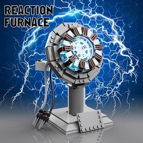 APENGBAOL Arc Reactor Building Block Set, A Model Toy Proof That Tony Has A Heart,A Gift for Adults and Children thumbnail 4