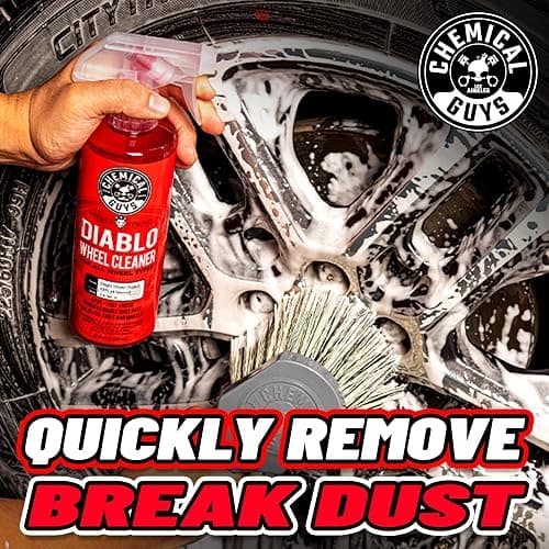 Chemical Guys Car Washing Kit - Mr. Pink Car Wash Soap, Diablo Wheel Cleaner, Wash Bucket with Dirt Trap and Lid, Wash Mitt, Detailing Brushes, Microfiber Towel, 12-Piece thumbnail 4