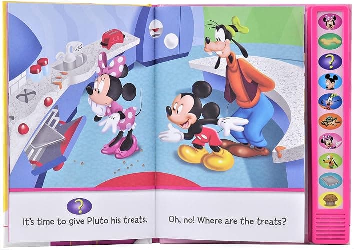 Disney Minnie Mouse - I'm Ready to Read with Minnie Sound Book - Great for Early Readers - PI Kids (Play-A-Sound) thumbnail 4