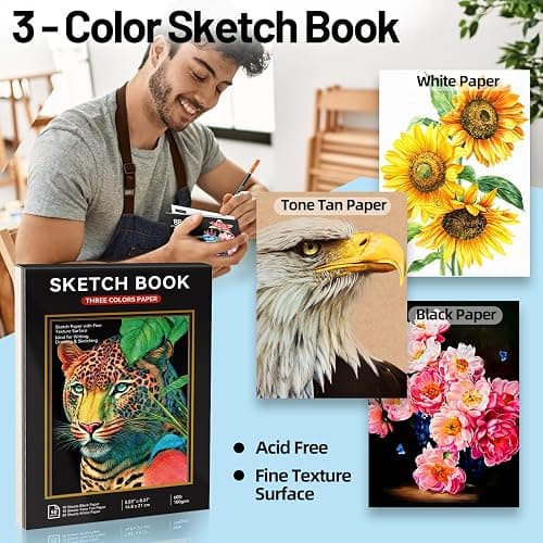 136 PCS Colored Pencils Set for Adult Coloring Books, 120 Colored Pencils with Sketchbook, Coloring Book, Sharpener, Soft Core Oil-Based Coloring Pencils for Artists Drawing Sketching Blending Shading thumbnail 4