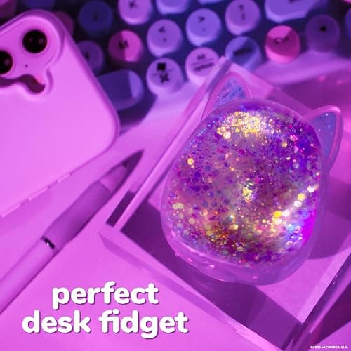 Original Squishmallows™ SLIMYGLOOP Purple Gelli Gels, Slow Rising Sensory Squeeze Toy with Glitter, Gel Filled Fidget Toys thumbnail 5
