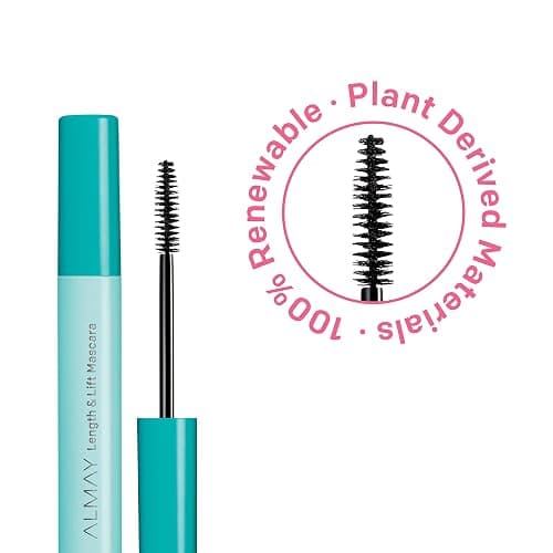 Almay Lengthening Mascara, Volume & Lift, Eye Makeup, Hypoallergenic and-Fragrance Free, 010 Blackest Black, 0.24 fl oz. - 010 Blackest Black - 0.24 Fl Oz (Pack of 1) thumbnail 4