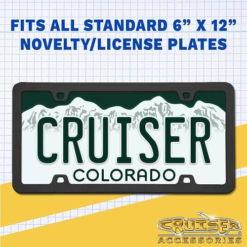 Cruiser Accessories 16130 Dazzle Chrome License Plate Frame thumbnail 5