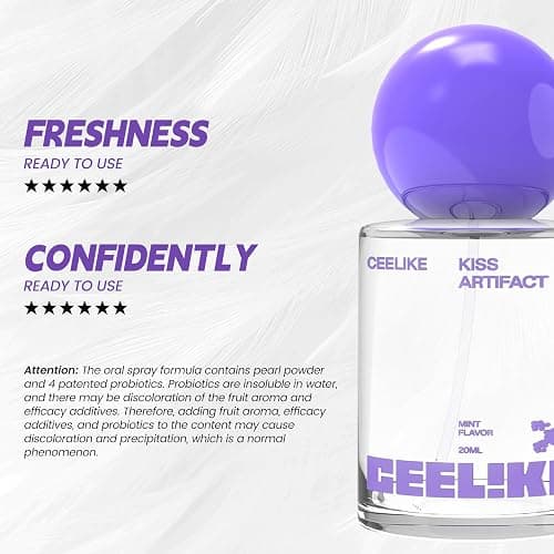 CEELIKE Oral Spray - Fresh Breath, Mint & Tangy Apple Cider Flavors, 20ml (Pack of 2) - Freshness for Daily Oral Care thumbnail 8