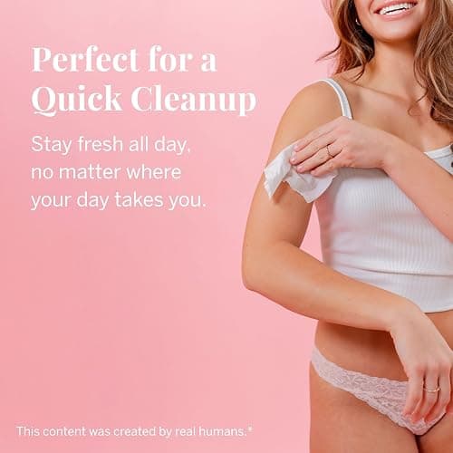 Pixie Feminine Wipes – Naturally Scented Rosewater + White Tea – Flushable, Biodegradable & pH Balanced – Individually Wrapped Wipes for On-The-Go – Cleaner for Menstrual Cups & Discs (2 Packs of 20) thumbnail 4